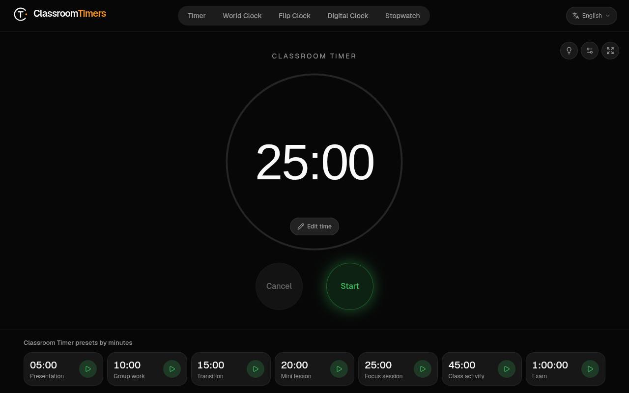 ClassroomTimers 截图 1