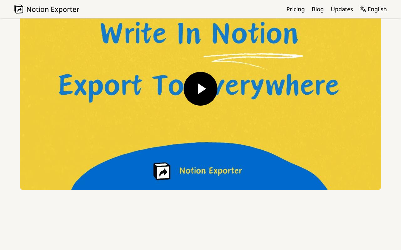 Notion Exporter 截图 2