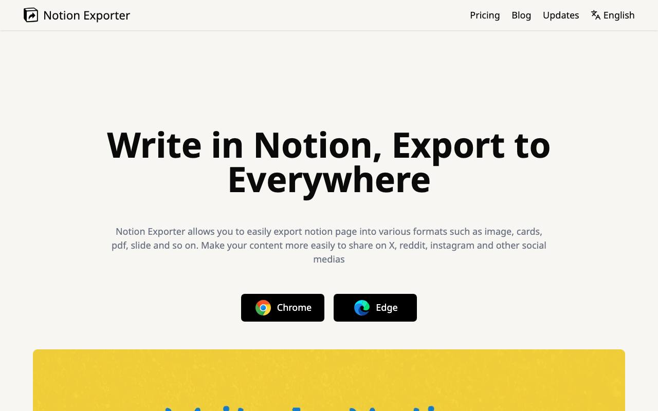 Notion Exporter 截图 1