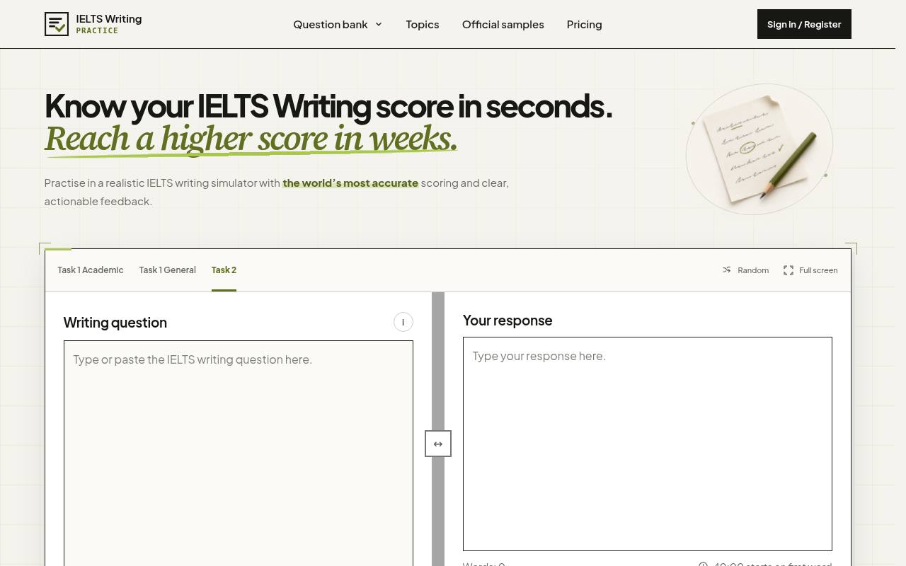 IELTS Writing Practice 截图 1