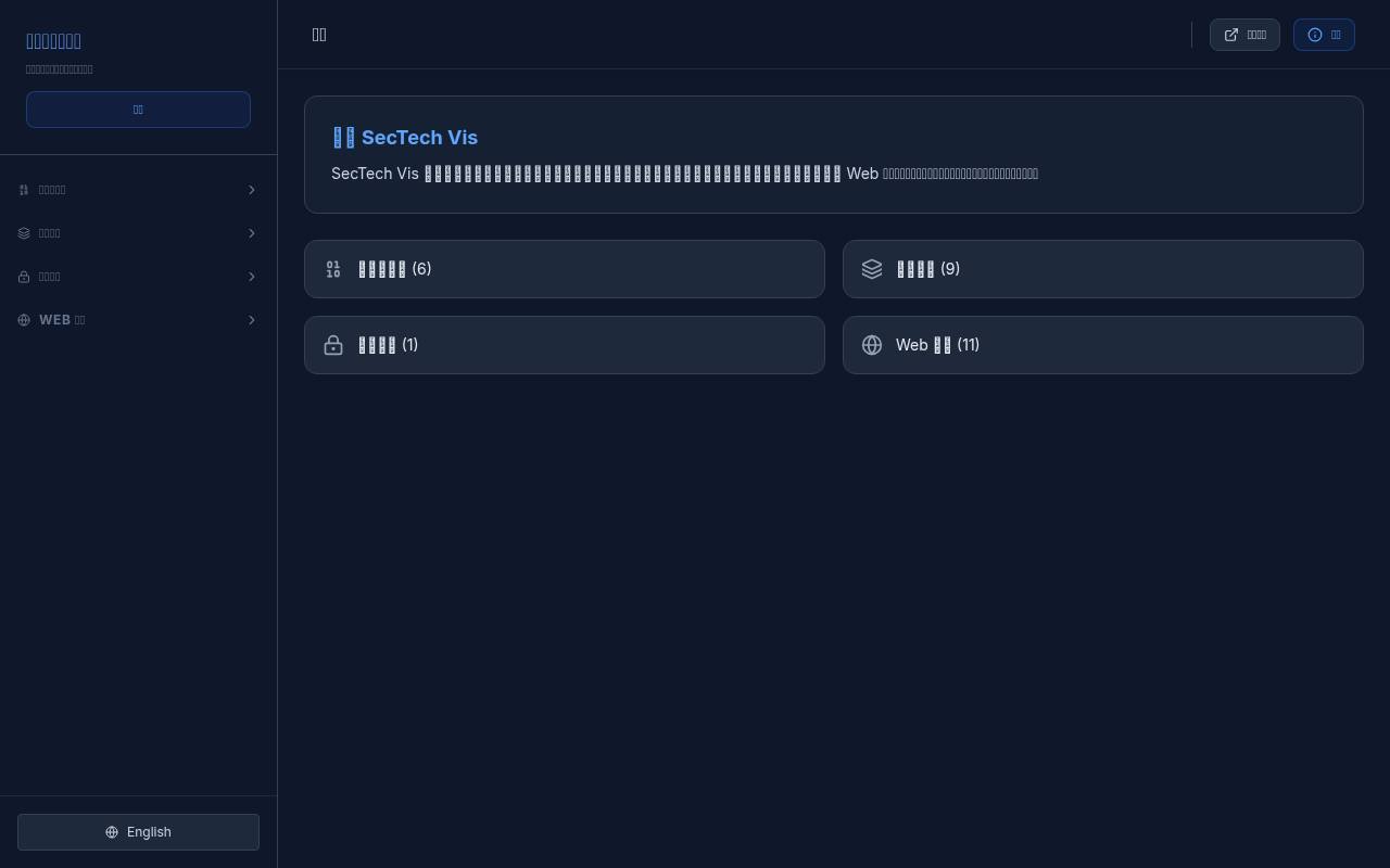 SecTech Vis 安全能力可视化 截图 1