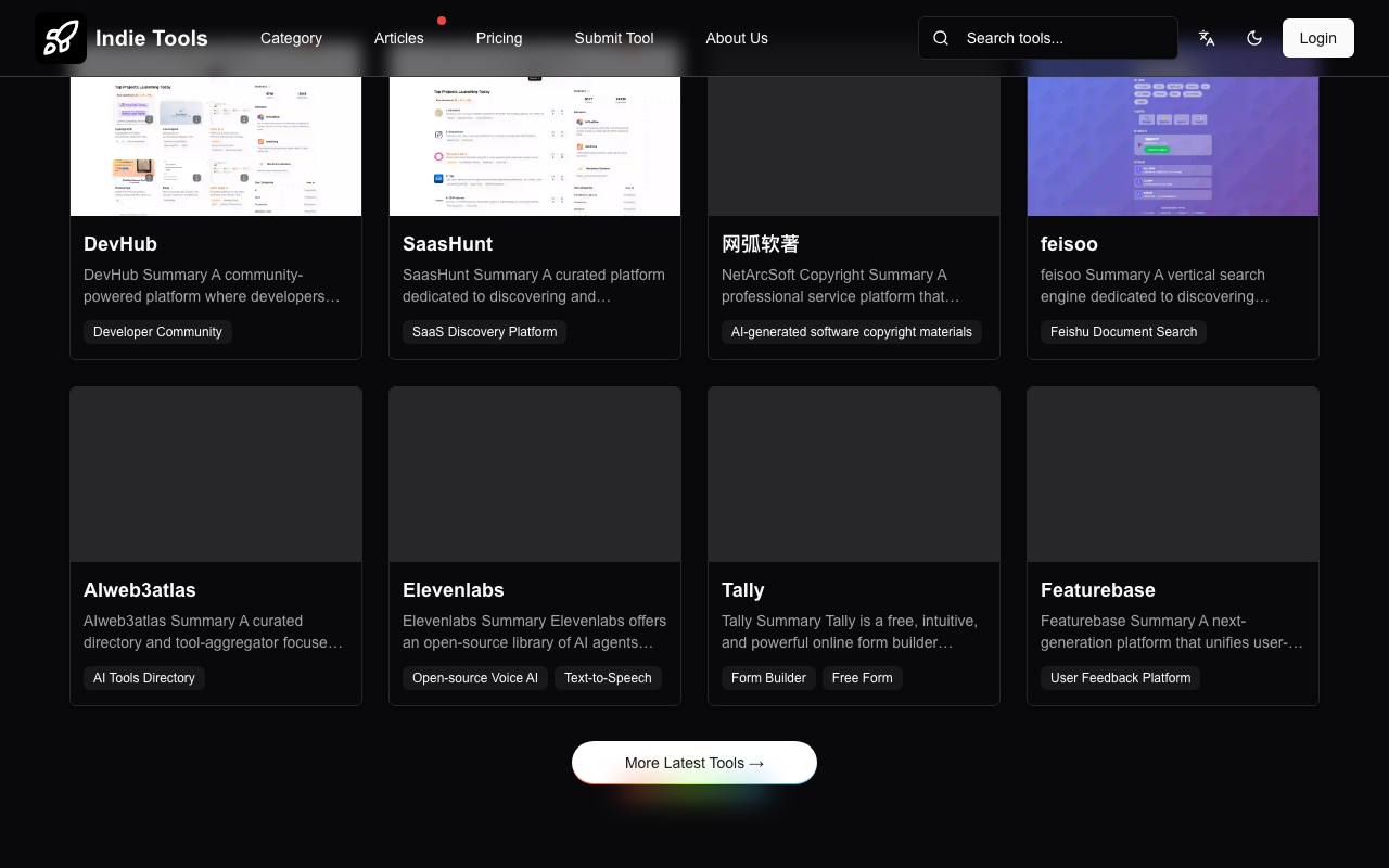 INDIE TOOLS 截图 3