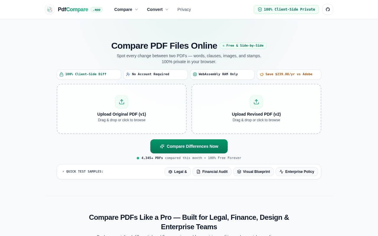 PdfCompare 截图 1
