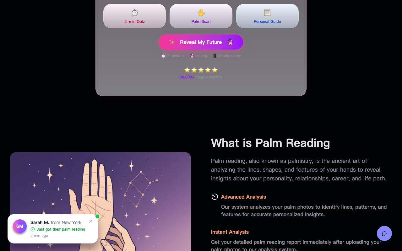 palm reading online 截图 3
