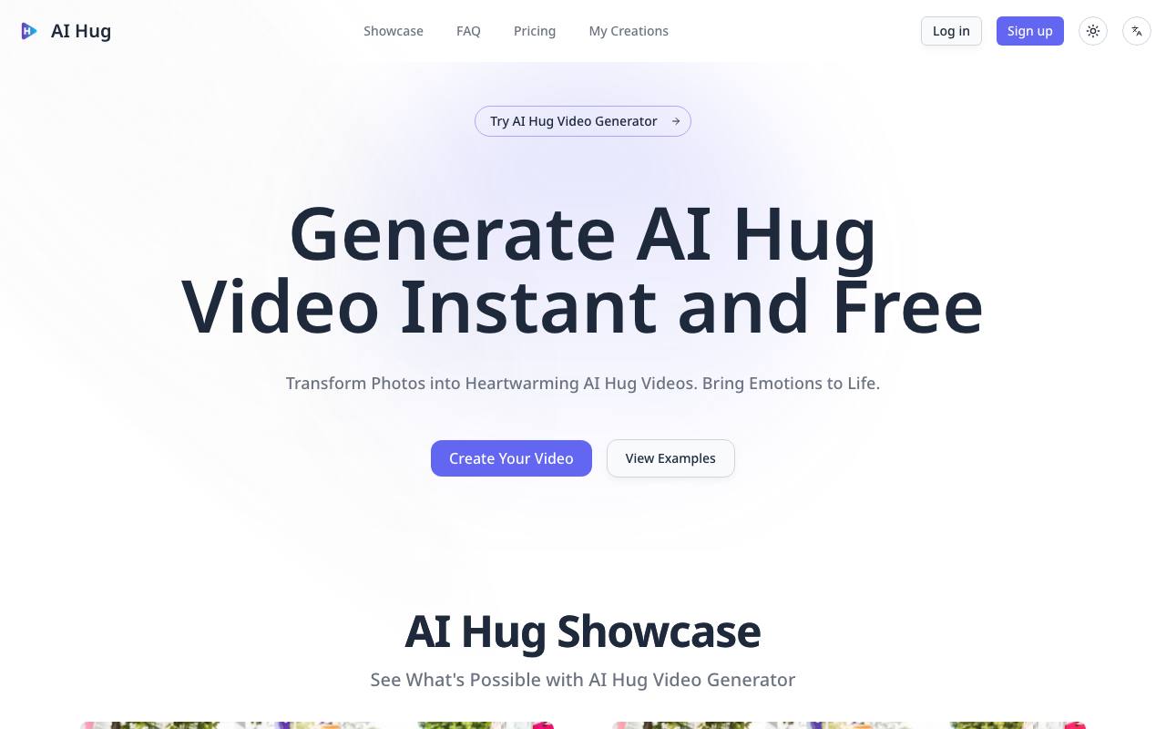 aihugvideo.app 截图 1