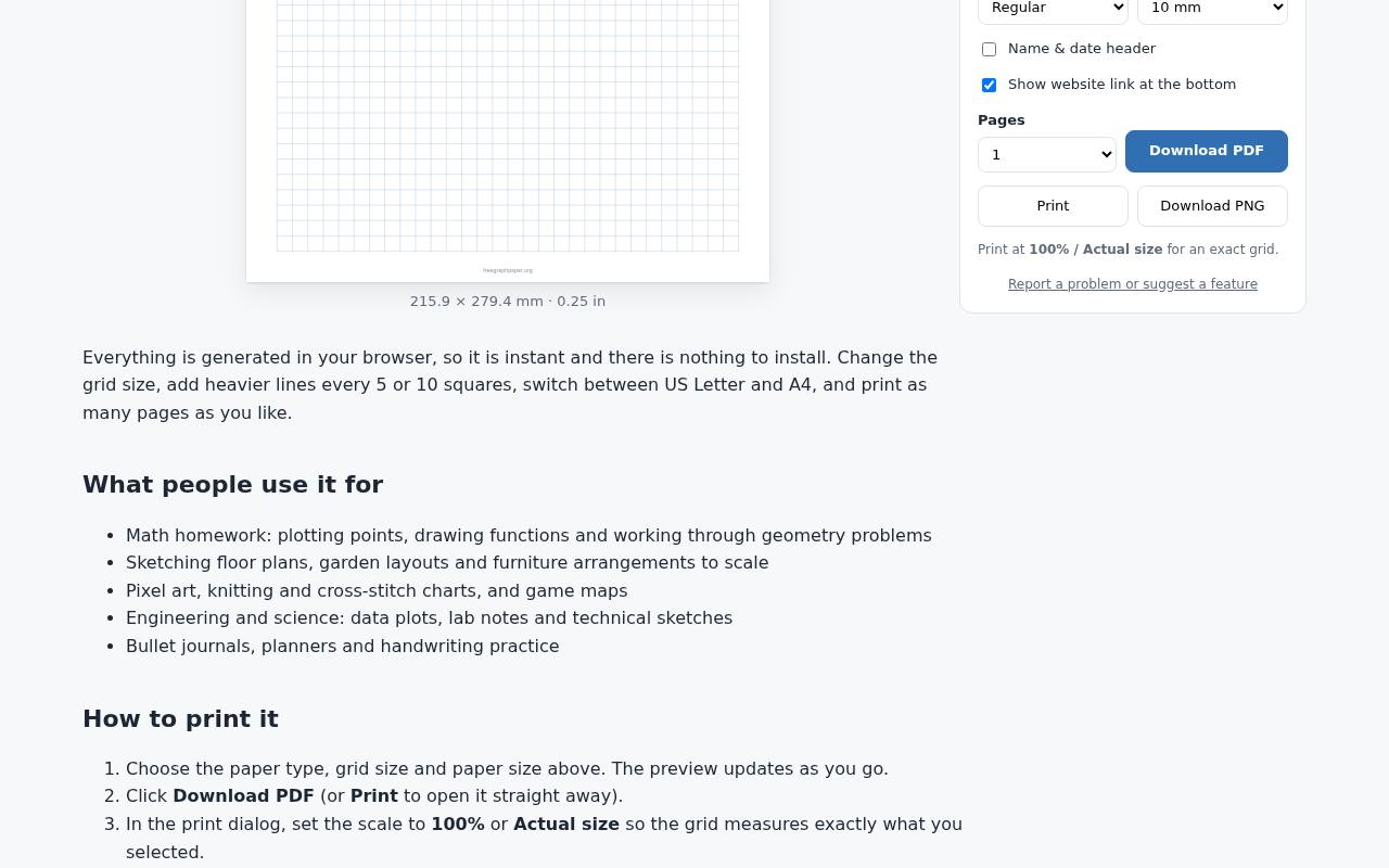 Free Graph Paper 截图 2
