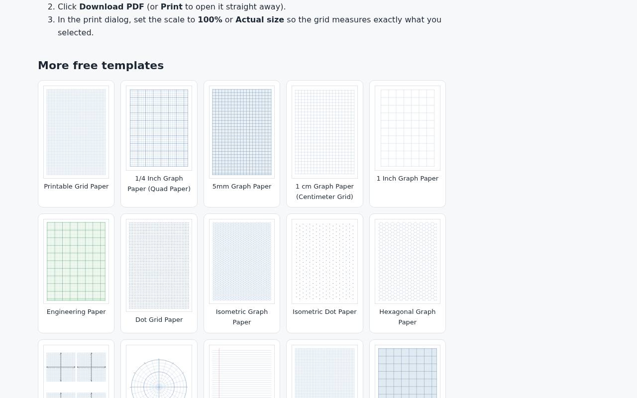 Free Graph Paper 截图 3