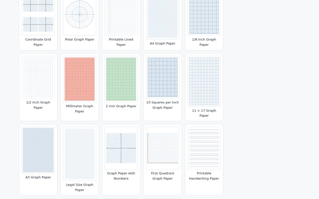 Free Graph Paper 截图 4