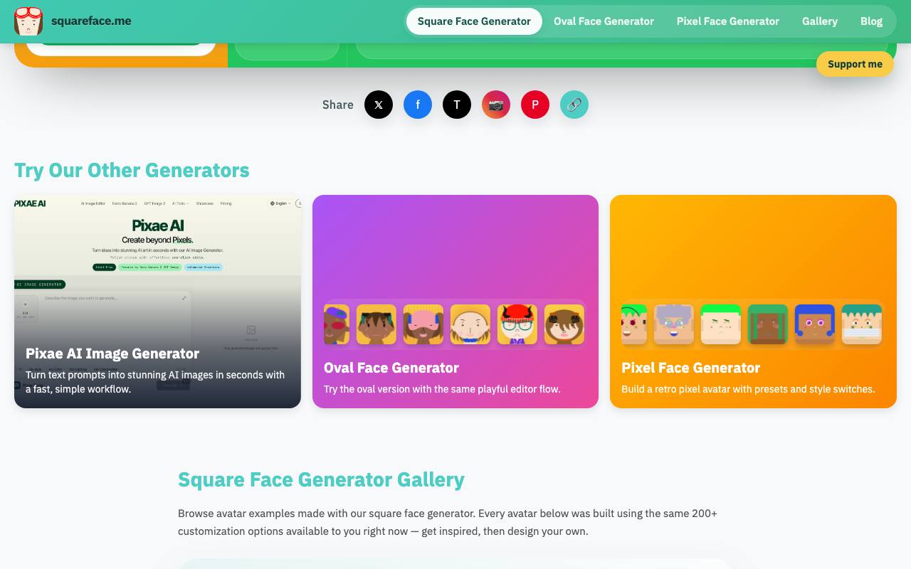 Square Face Generator 截图 2