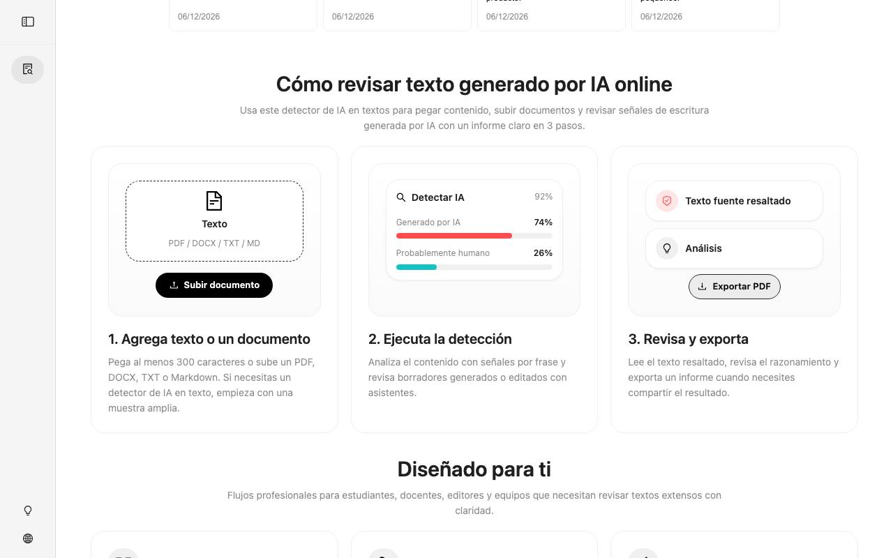 Detector de IA 截图 2