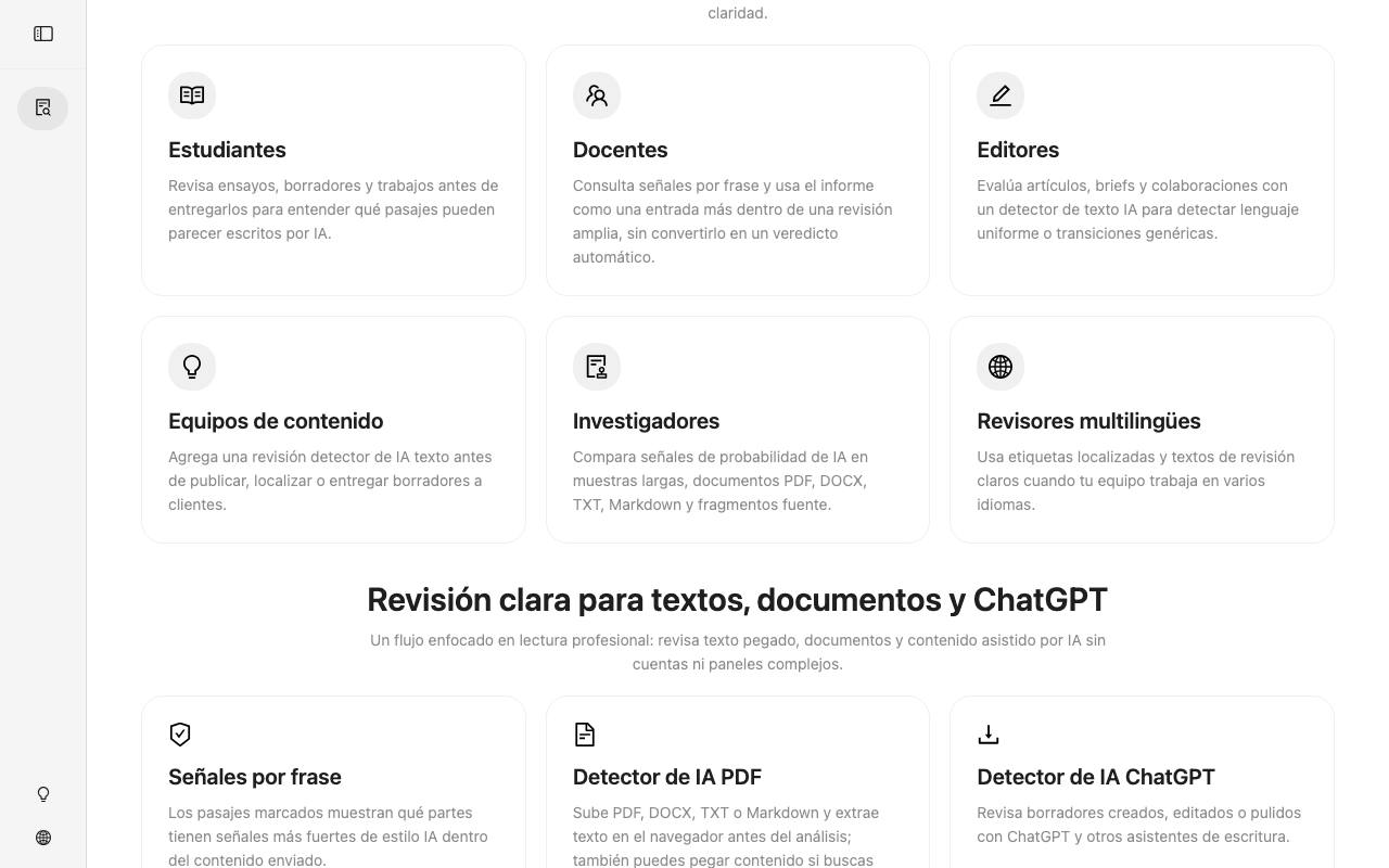 Detector de IA 截图 3