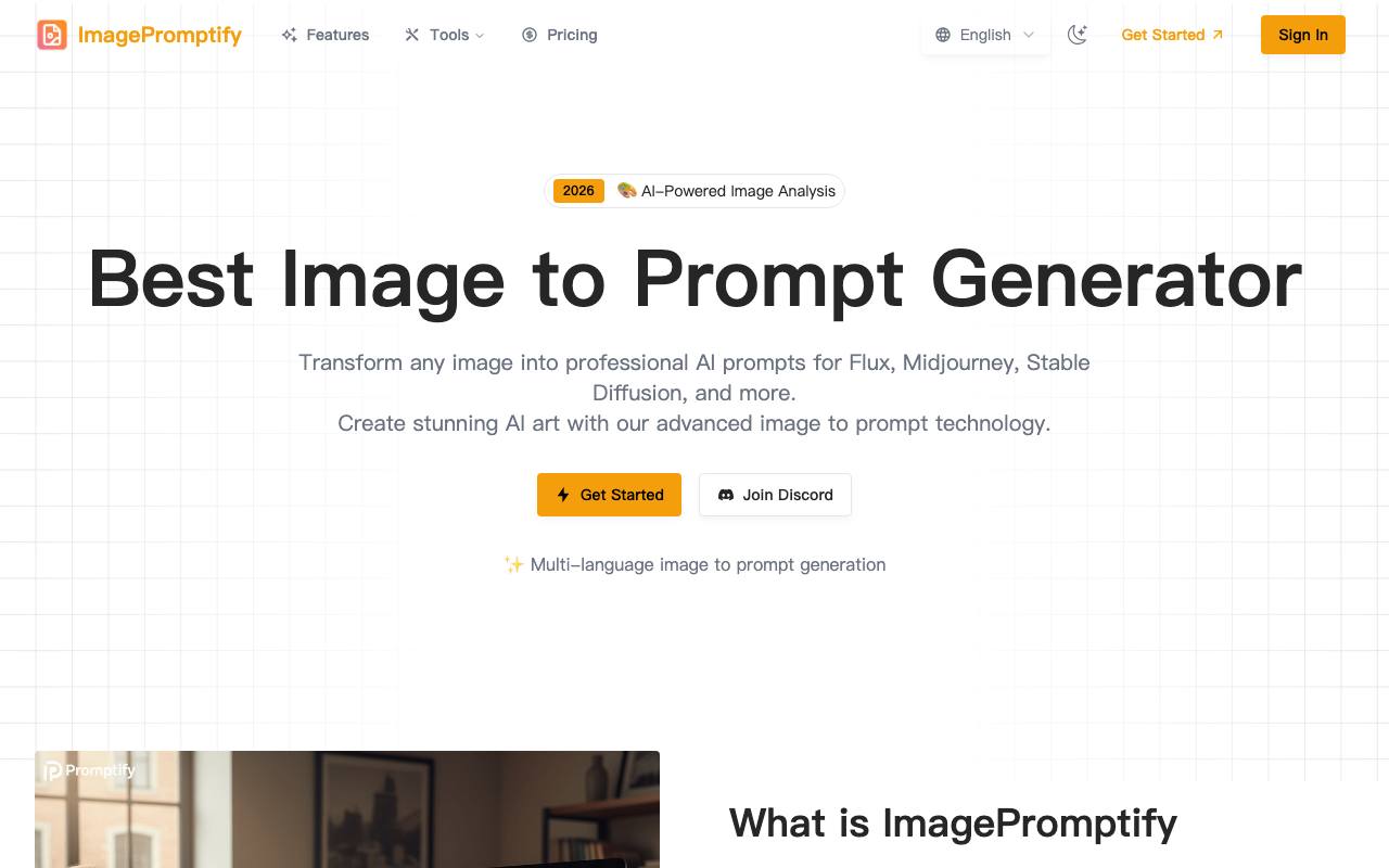 ImagePromptify 截图 1