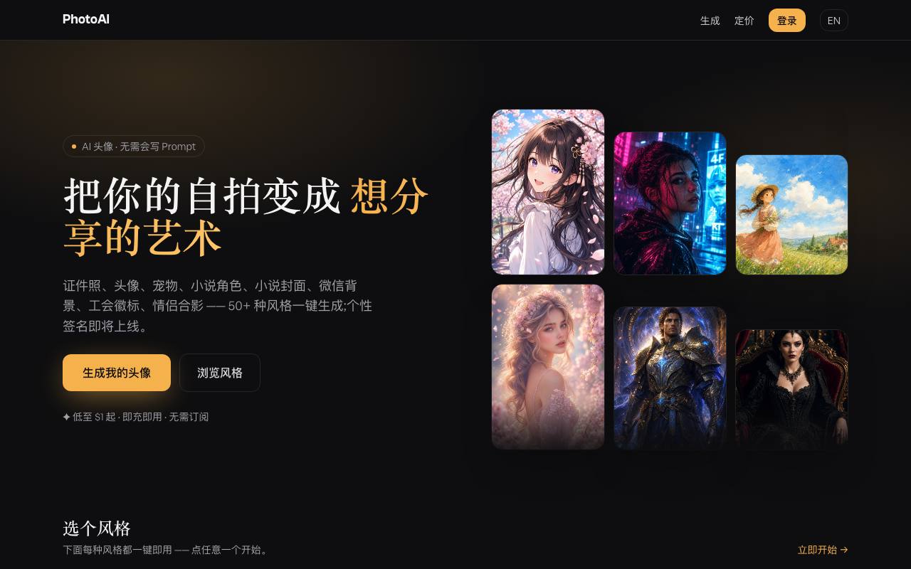 PhotoAI 截图 1