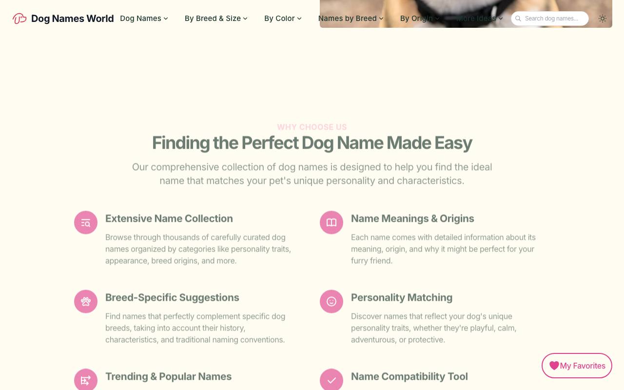 Dog Names World 截图 2