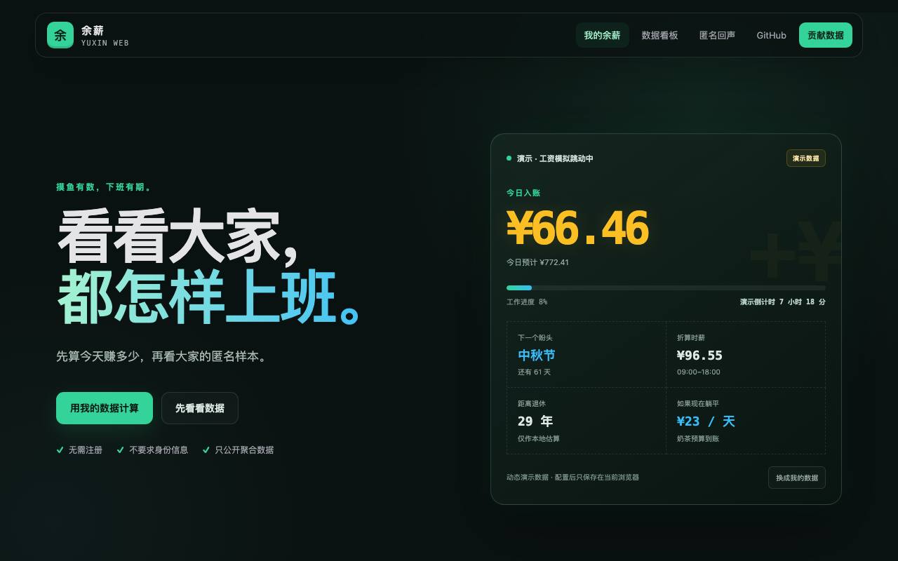 余薪 Yuxin 截图 1
