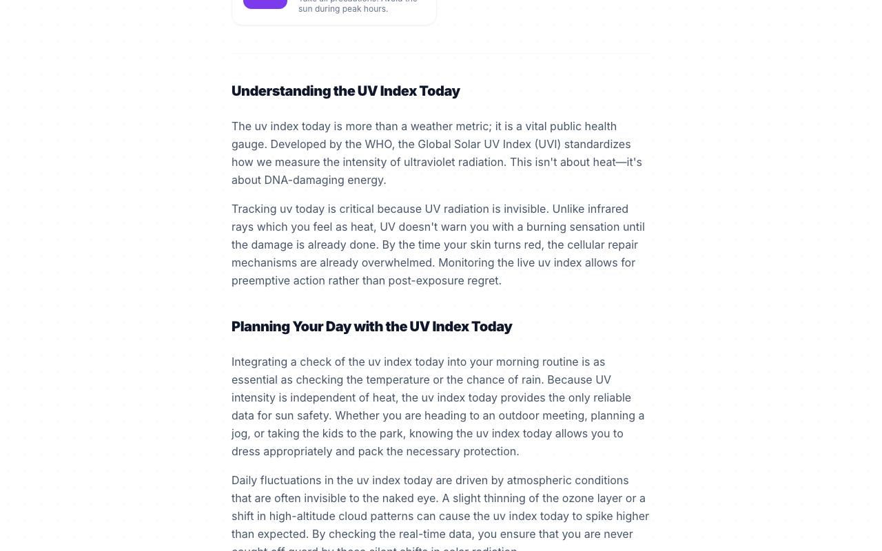 UV Index Today 截图 3