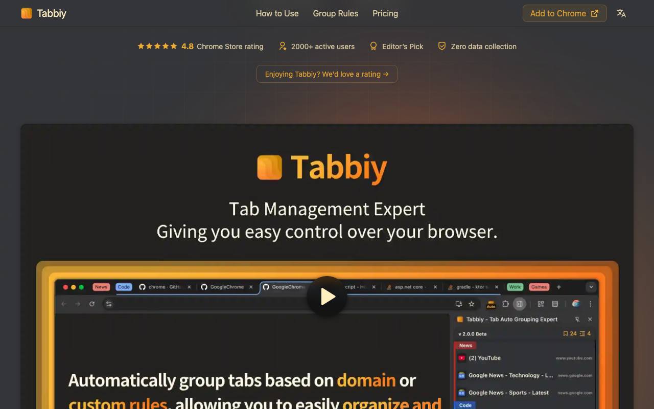 Tabbiy 截图 2