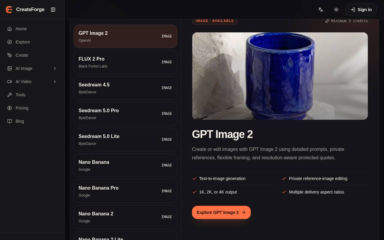CreateForge AI 截图 4