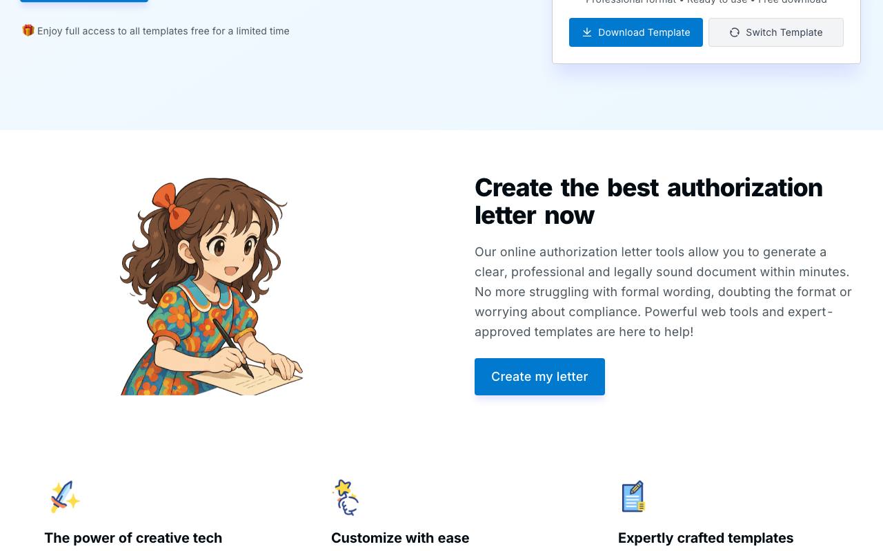 authletter.com 截图 2