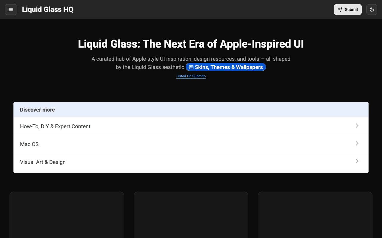 Liquid Glass HQ 截图 1