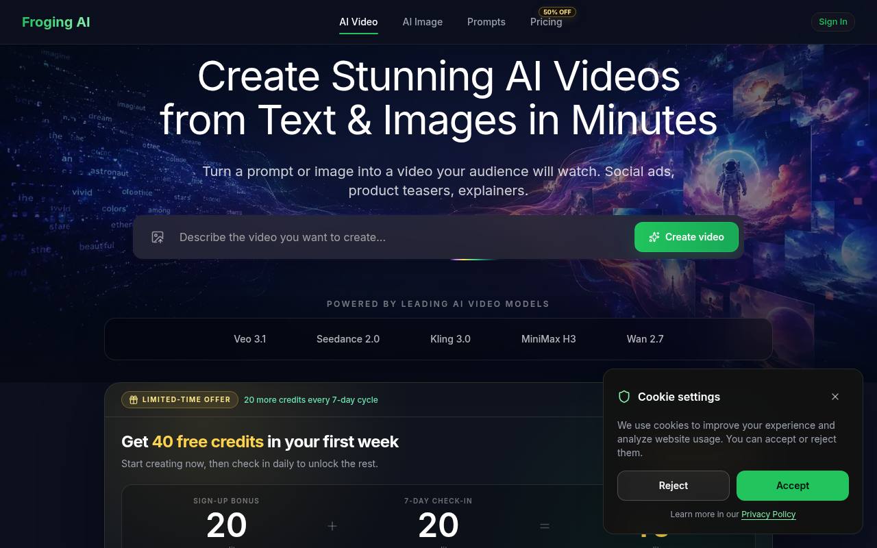 Froging AI 截图 1