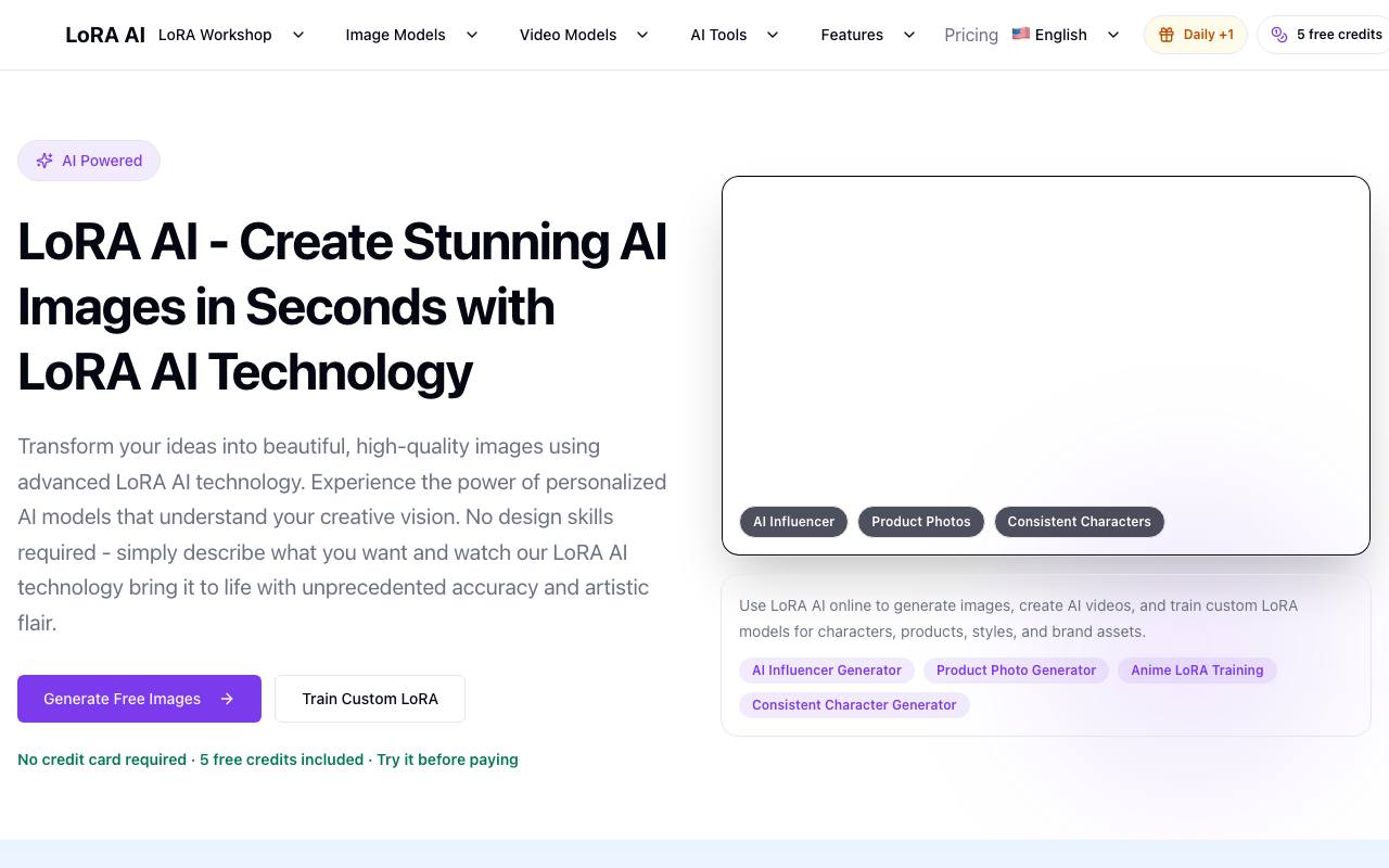 LoRA AI 截图 1