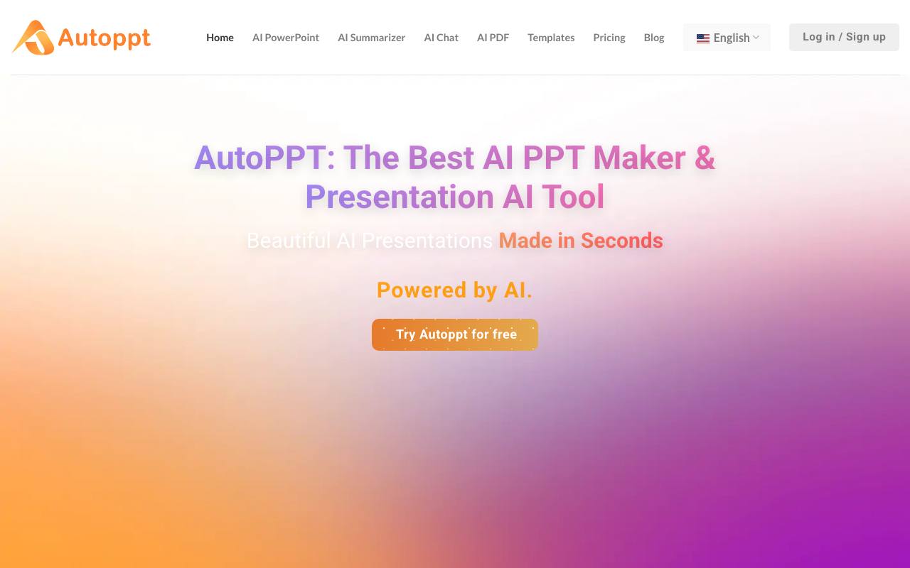 Autoppt 截图 1