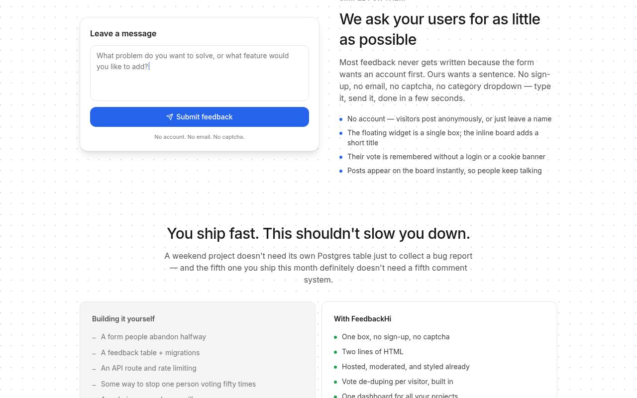 FeedbackHi 截图 3